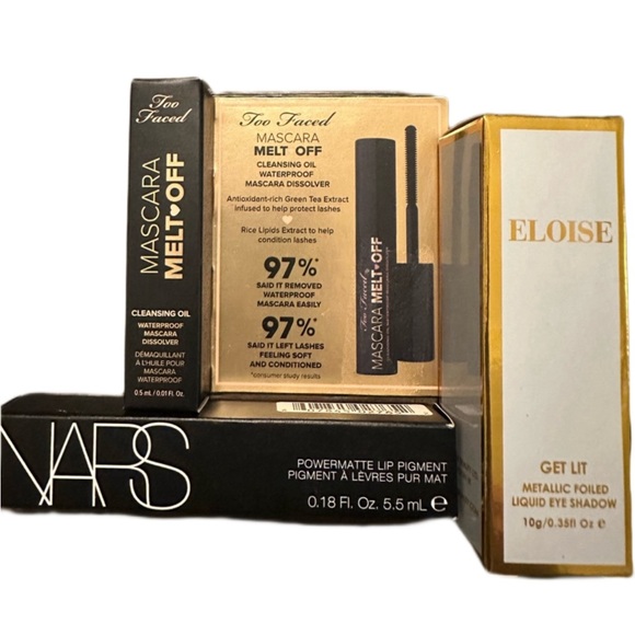 NARS Other - Nars lips pigment/ Eloise metallic liquid eyeshadow/ Too faced mascara melt off